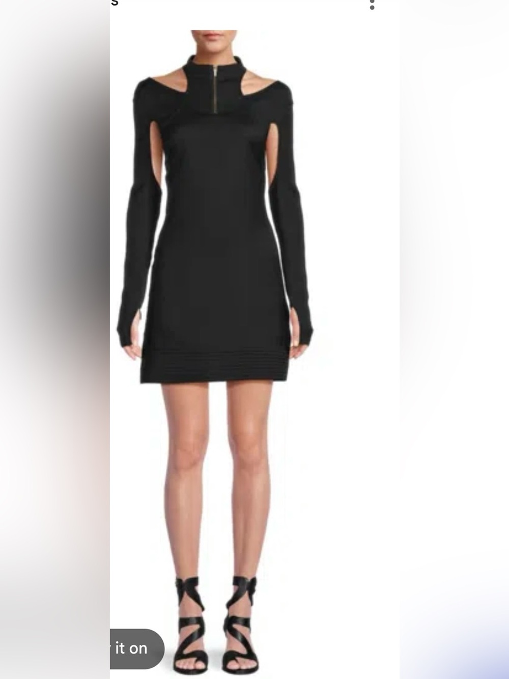 Cult Gaia Luca Cut-Out Dress NWT Navy Blue Size-Small
